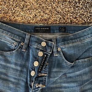 Lucky brand cropped skinny jeans
